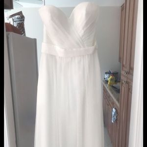 Strapless Wedding Dress with Pockets